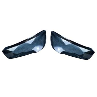 Imagem de Compatível com audi a1 2015 2016 2017 2018 tampa do farol dianteiro do carro abajures de vidro transparente lâmpada escudo máscaras lente(2Pcs Left and Right)