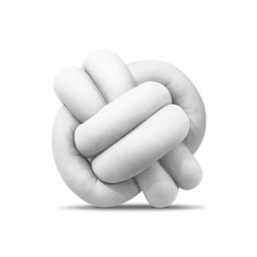 Imagem de Almofada Nó Escandinavo Decorativa Moderna | Almofada Decorativa Antialérgica 25x25cm(BRANCO)