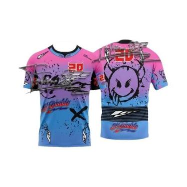Imagem de Camiseta Moto GP Unissex Respirável Fabio Quartararo 2025 Verão Camisa