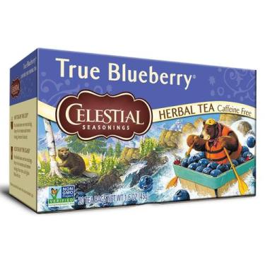 Imagem de Chá Celestial Usa True Blueberry 45G (20 Sachês), Sachê