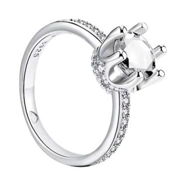 Imagem de Conjunto De Anéis De Casamento Em Prata Esterlina 925 Com Flecha Do Am