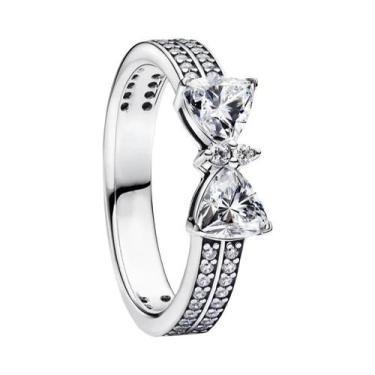 Imagem de Conjunto De Anéis De Casamento Em Prata Esterlina 925 Com Flecha Do Am