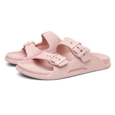 Imagem de Sandalia Papete PVC Rasteira Confortavel Tiras com Regulagem Solado Design Anatomico Não Escorrega-Unissex