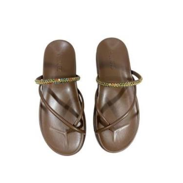 Imagem de Papete Schutz Com Detalhes Marrom-Feminino