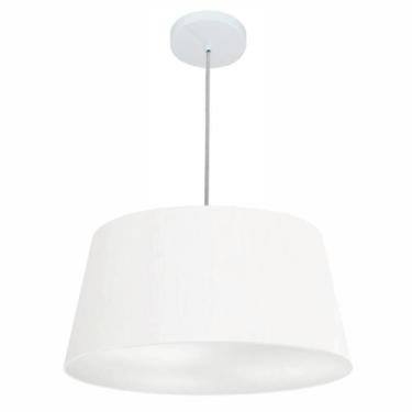 Imagem de Pendente Cone Branco MJ-4050 Para Mesa de Jantar e Estar - Vivare