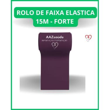 Imagem de Rolo de Faixa Elástica - Thera Band - 15 metros - Intensidade Forte - 