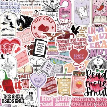 Imagem de Pacote de adesivos de romance e leitura, livro de 50 unidades - yiweis