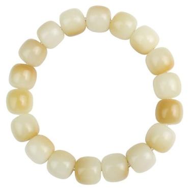 Imagem de Pulseira de miçangas Bodhizi Charred Bodhi Root 11x12mm para homens - 