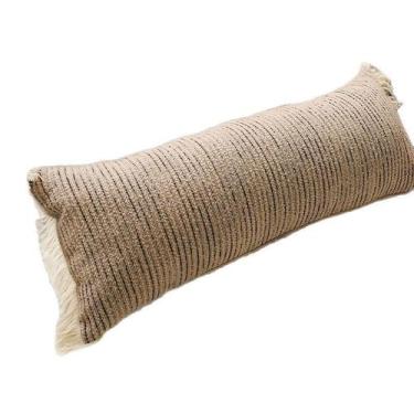 Imagem de Capa de travesseiro marroquina longa com franjas, tela de 90x35cm - yi