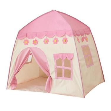 Imagem de Barraca infantil Princess Pink Oxford Cloth 130x100x130c - Gloome Stor