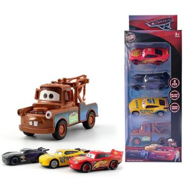 Imagem de Toy Cars Cars Movie 4 peças Mcqueen Mater Chicks Hicks Cruz She - Gloo