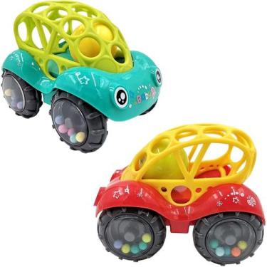 Imagem de Toy Car Trolltech Soft para meninos de 6 a 18 meses e 1 a 5 anos - Glo