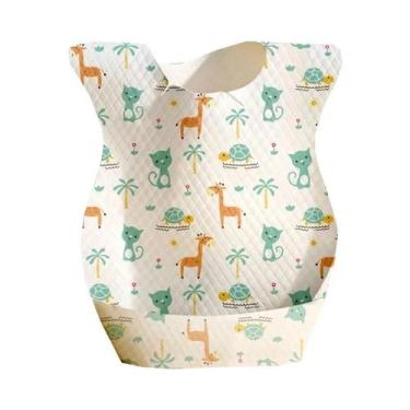 Imagem de Babadores E Panos De Boca Descartáveis Impermeáveis Para Bebês, Desenh