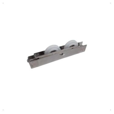 Imagem de Carrinho Roldana Suprema Dupla Trilho U Convencional 150kg - RR Inox