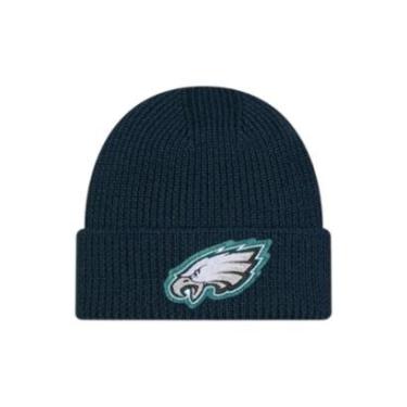 Imagem de Boné New Era Skull Knit Philadelphia Eagles Verde Masculino-Masculino