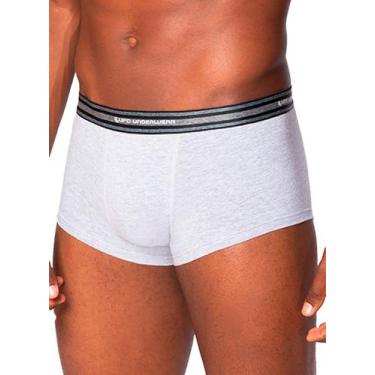 Imagem de Cueca Sunga Lupo 00460-003 Algodão com Elastano T. P/GG, P, 8001, Cinz