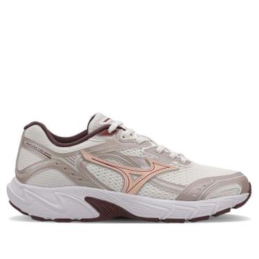 Imagem de Tênis Feminino Mizuno CSD Sport Softier Foam Branco/Bege, Branco, Bege
