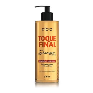 Imagem de Shampoo Nutrição e Fortalecimento 515ml Eico Toque Final Vegano Ácido Hialurônico