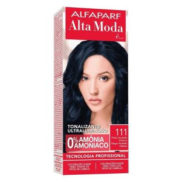 Imagem de Tonalizante Alta Moda 1.11 Preto Azulado 120g