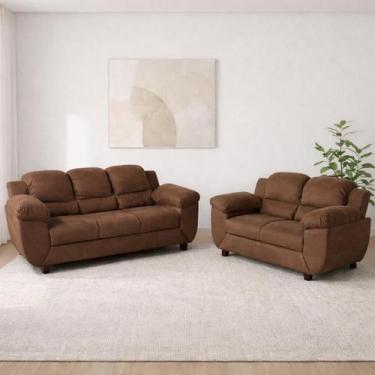 Imagem de Conjunto de Sofás 3 e 2 Lugares Clássico - Nabas Estofados