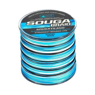 Imagem de Linha De Pesca Trançada Sougayilang 320M 4 Fios Multifilamento PE Para