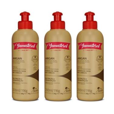 Imagem de Creme Multifuncional Yamasterol Argan 200ml (Kit C/03) - Perfumaria em