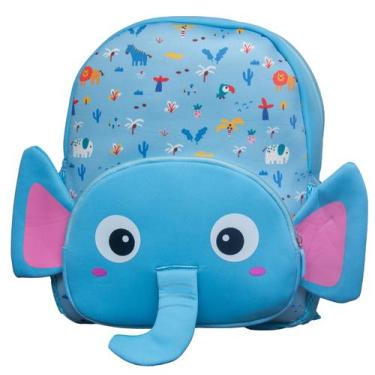 Imagem de Mochila Infantil Com Guia Creche Yins Elefante 12 YS42320
