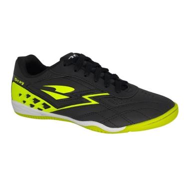 Imagem de Tênis Chuteira Futsal Dray Preta e Verde-Masculino