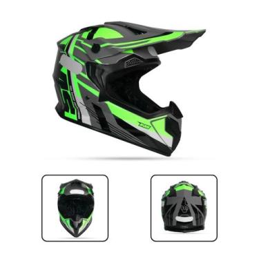 Imagem de Capacete Infantil Ims Revo Cinza/Fluor, M-50