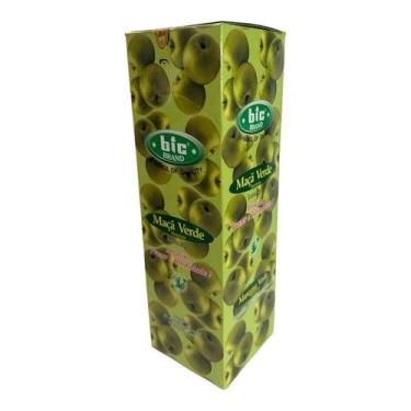 Imagem de Incenso Indiano Bic Maçã Verde 25 Caixas com 8 Varetas - Lua Mística -