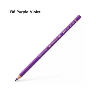 Imagem de Lápis de Cor Faber Castell Polychromos Avulso, 136 Purple Violet