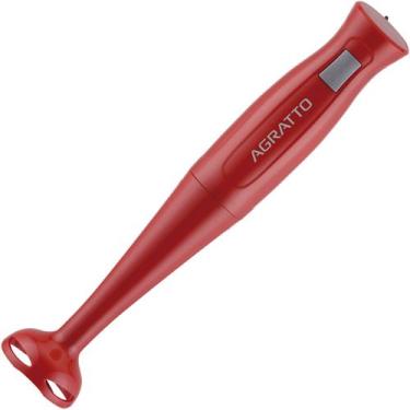 Imagem de Mixer Elétrico Portátil c/ Copo Misturador Shake Suco Molho Creme Verm
