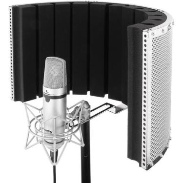 Imagem de Filtro,Difusor Acústico,Vocal Booth p/microfone em pedestal,blindagem 