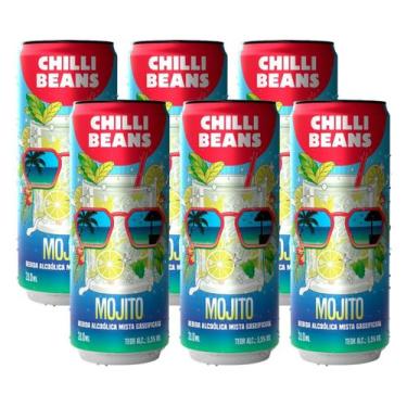 Imagem de Kit 6 Bebida Alcoólica Mista Chilli Beans Mojito 310ml