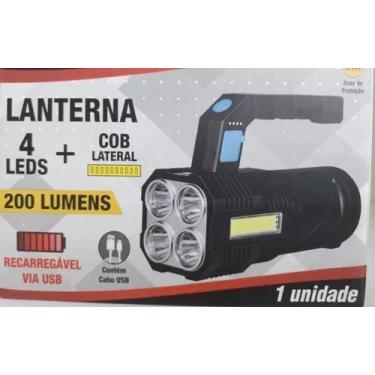 Imagem de Lanterna Recarregavel Noll 04 Leds 200 Lumens - 351.0008