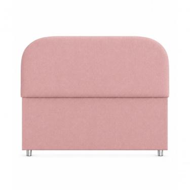 Imagem de Cabeceira de Cama Box Lia Casal no Box Madeira Maciça Suede Rosa Orgânica