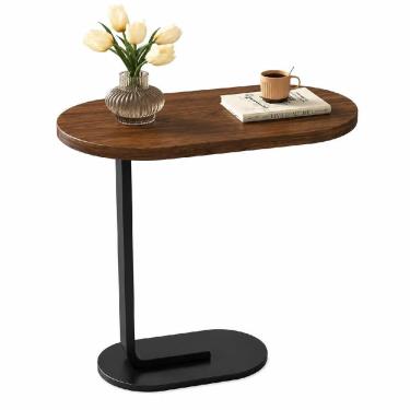 Imagem de Mesa de Canto Lateral Industrial Retangular MDF 45cm para Sala Quarto Home Office Yeet