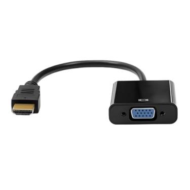 Imagem de PlusCable Cabo Adaptador de video HDMI Macho para VGA Femea ADP-HDMIVGA10BK