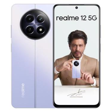 Imagem de Celular Realme 12 5G  8 GB 256 GB  Conectividade 5G - Twilight Purple