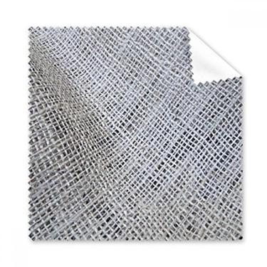 Imagem de Tecido de linho cinza, pano de limpeza abstrato, limpador de óculos, 5 peças