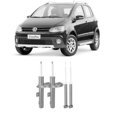 Imagem de 04 Amortecedores CrossFox Dianteiro e Traseiro 2005 Até 2014