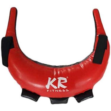 Imagem de Bolsa búlgara croissant búlgaro saco de força esportiva rolamento de peso treinamento fitness boxe perfuração não preenchido sacos de areia vazios 5-25Kg-vermelho_10kg atualizado
