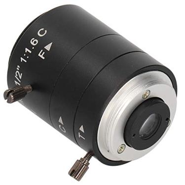 Imagem de Lente de câmera, lente CCTV de comprimento focal ajustável, para imagens claras de montagem C Microscópio industrial F 1.6 abertura relativa