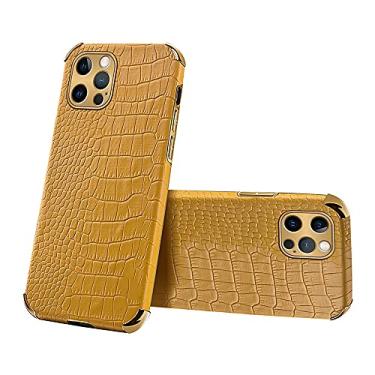 Imagem de Capa de celular de couro de crocodilo de luxo para iPhone 14 para iPhone 14 Pro Plus 12 Mini 13 11 Pro Max, 04, sem anel, para iPhone 14 ProMax