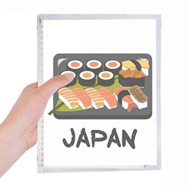 Imagem de Caderno tradicional japonês, caixa de sushi, diário, folhas soltas, recarregável, papelaria