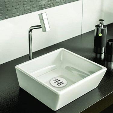 Imagem de Cobertura Cerâmica Decorada para Válvula de Lavatório Japi Branco