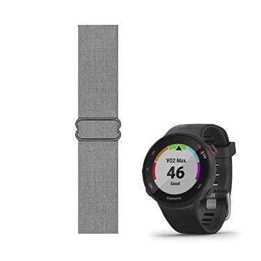 Imagem de C2D JOY Pulseira de nylon elástica compatível com Garmin Forerunner 45/45S Bandas de substituição Acessório elástico ajustável, One Size (Fits 5.1"-8.3" wrists), Sem pedra preciosa