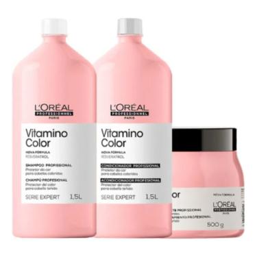 Imagem de Loreal Vitamino Color Kit Shampoo+ Máscara + Condicionador