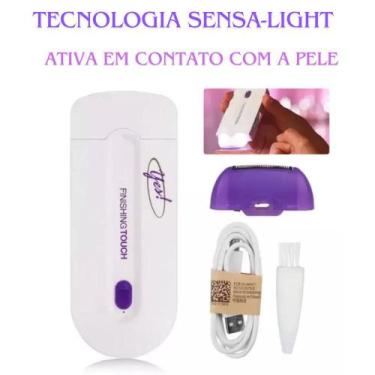 Imagem de Depilador led laser removedor de pelos sensor recarregavel - WCAN