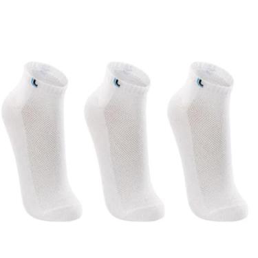 Imagem de Kit c/3 pares de meia lupo soquete cano curto 03225, Branco, M